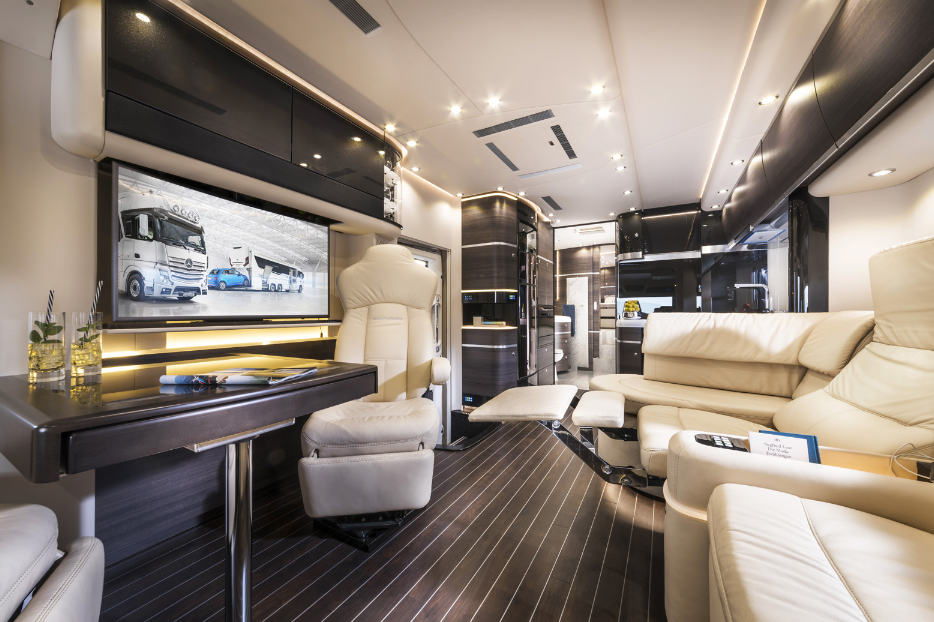 Interiér vozu Concorde